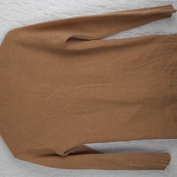 Anthropologie The Cashmere Collection Sweater Size XS Tan A68 - Picture 3 of 5